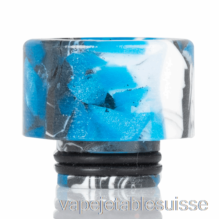 Vape Suisse 510 Drip Tip En Résine à Large Diamètre Bleu / Noir / Blanc
